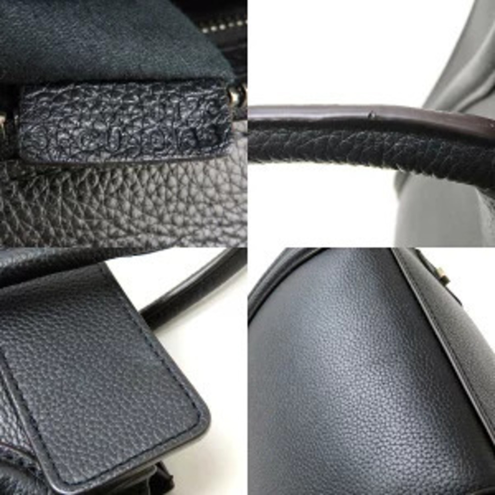 CELINE Luggage Shopper Handbag Leather Black - Picture 8 of 9